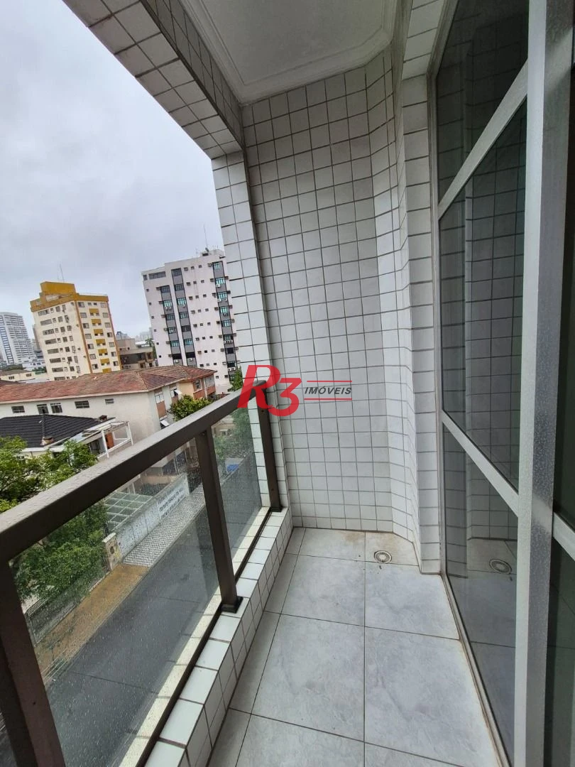 Apartamento com 3 dormitórios à venda, 135 m² por R$ 899.000,00 - Embaré - Santos/SP