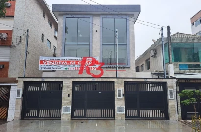 Casa com 3 dormitórios à venda, 139 m² por R$ 1.400.000,00 - Aparecida - Santos/SP