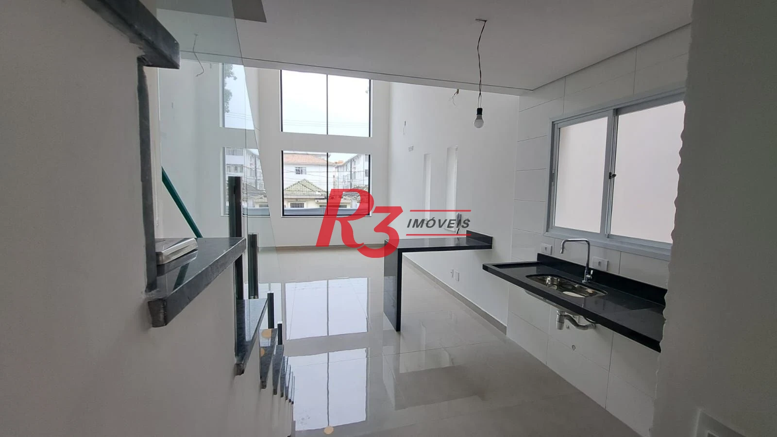 Casa com 3 dormitórios à venda, 151 m² por R$ 1.450.000,00 - Aparecida - Santos/SP