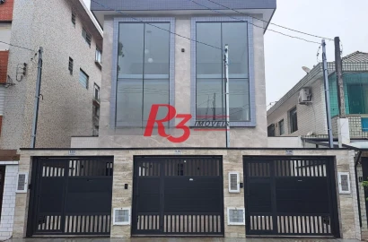 Casa com 3 dormitórios à venda, 152 m² por R$ 1.450.000,00 - Aparecida - Santos/SP