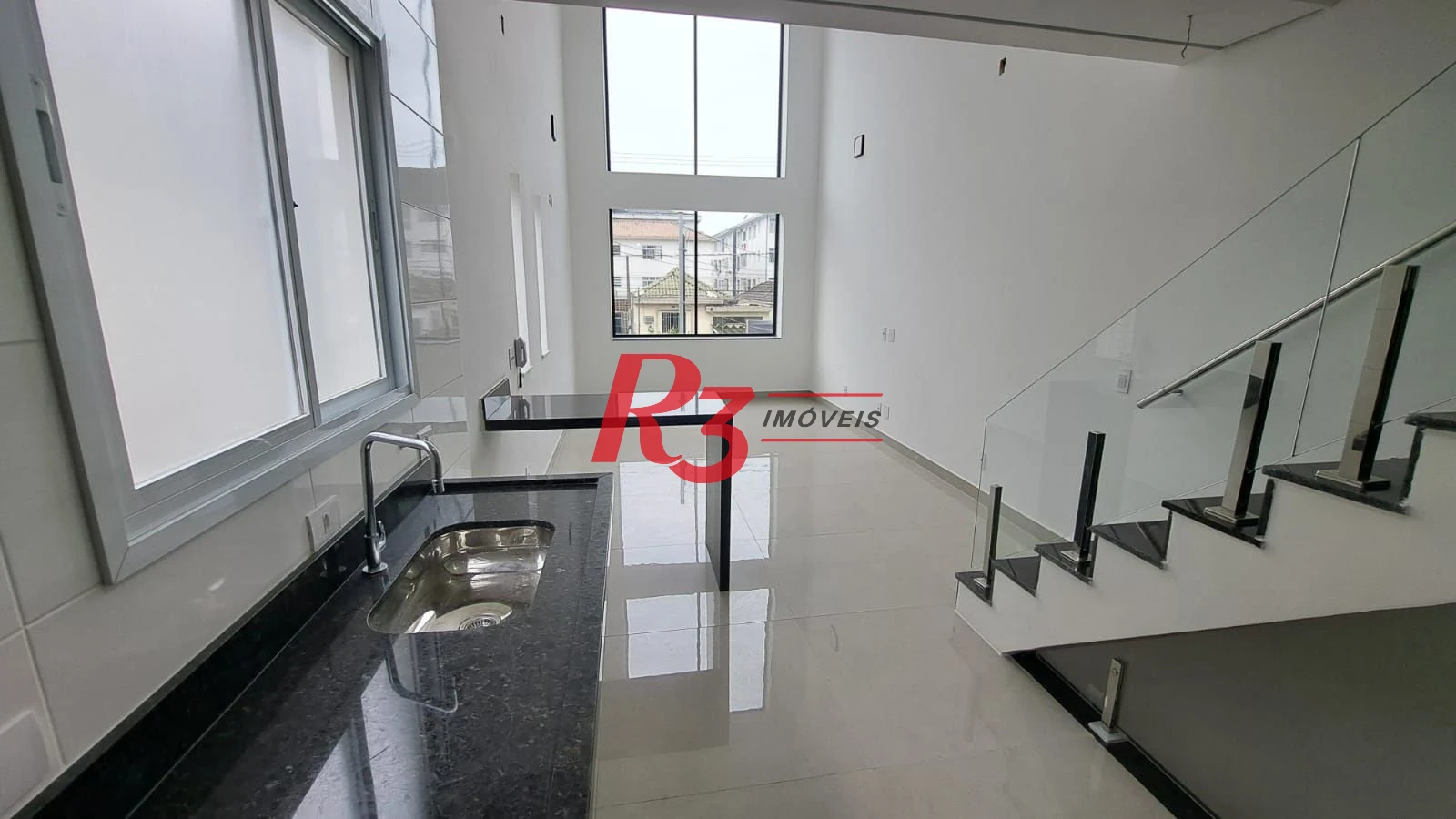 Casa com 3 dormitórios à venda, 152 m² por R$ 1.450.000,00 - Aparecida - Santos/SP