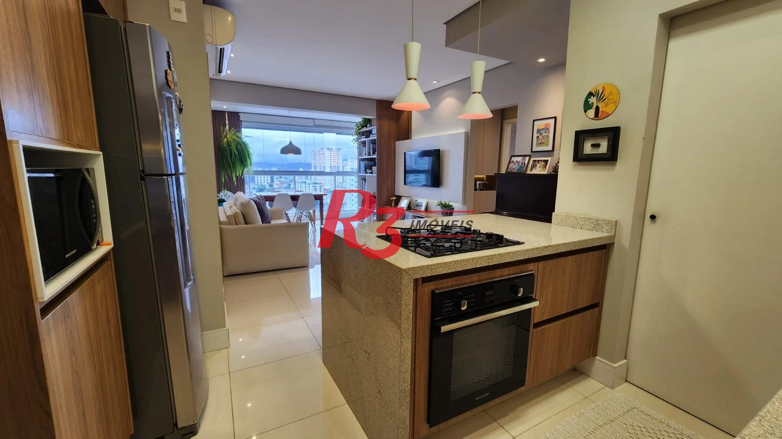 Apartamento com 2 dormitórios à venda, 83 m² por R$ 1.650.000,00 - Boqueirão - Santos/SP