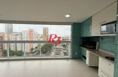 Apartamento com 4 dormitórios à venda, 182 m² por R$ 2.650.000,00 - Aparecida - Santos/SP