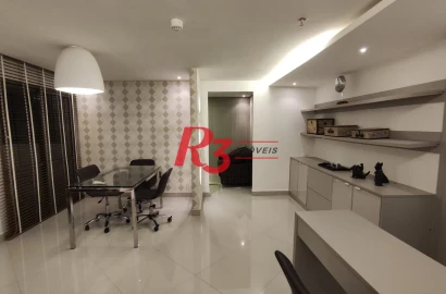 Sala para alugar, 50 m² por R$ 3.800,00/mês - Marapé - Santos/SP