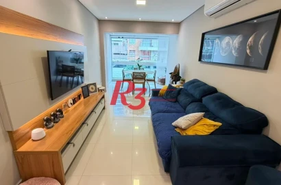 Apartamento Garden com 2 dormitórios à venda, 108 m² por R$ 1.190.000,00 - Gonzaga - Santos/SP