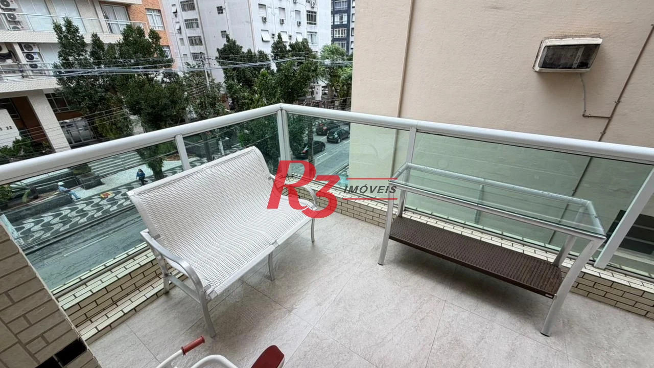 Apartamento Garden com 2 dormitórios à venda, 108 m² por R$ 1.190.000,00 - Gonzaga - Santos/SP