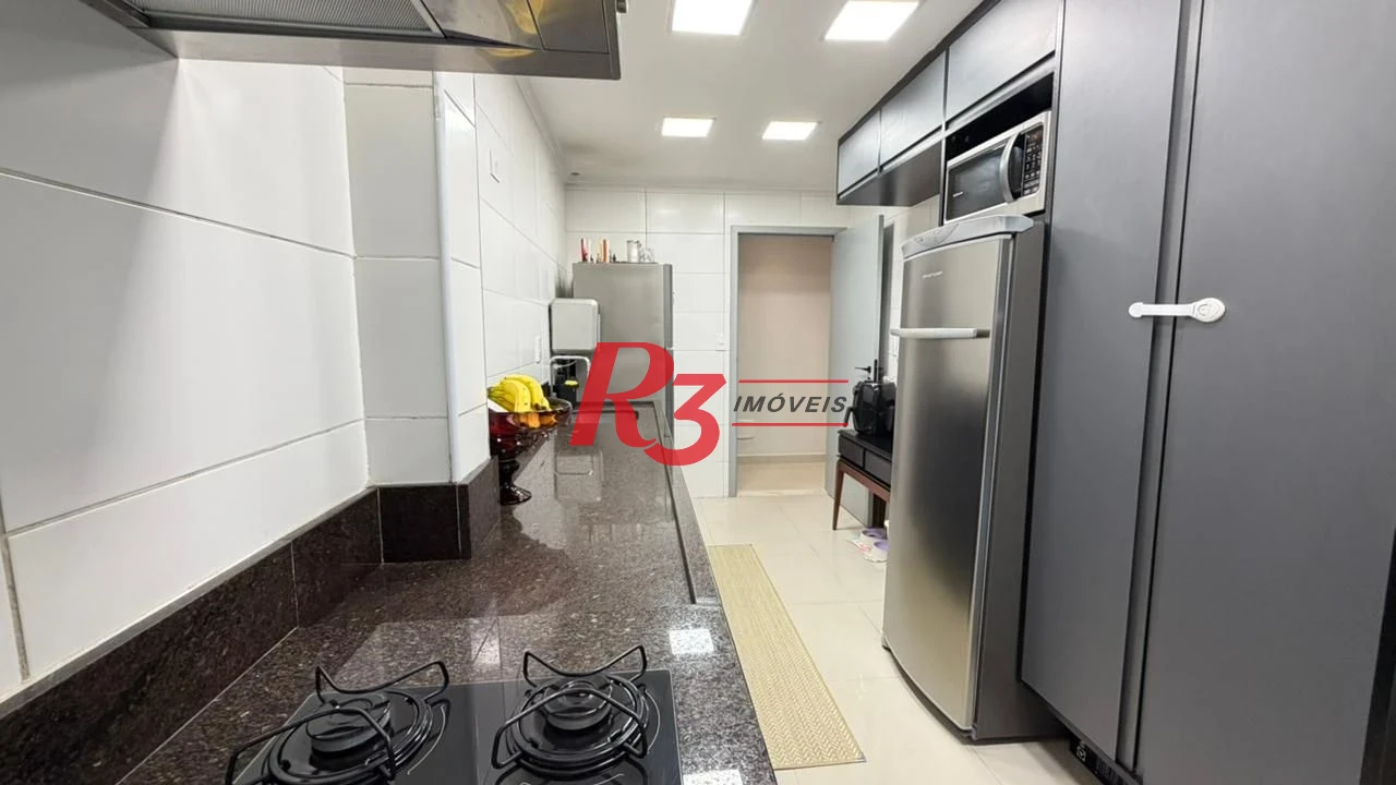 Apartamento Garden com 2 dormitórios à venda, 108 m² por R$ 1.190.000,00 - Gonzaga - Santos/SP