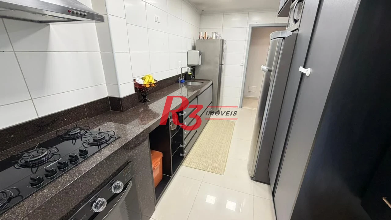 Apartamento Garden com 2 dormitórios à venda, 108 m² por R$ 1.190.000,00 - Gonzaga - Santos/SP