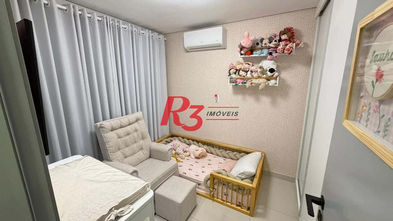 Apartamento Garden com 2 dormitórios à venda, 108 m² por R$ 1.190.000,00 - Gonzaga - Santos/SP