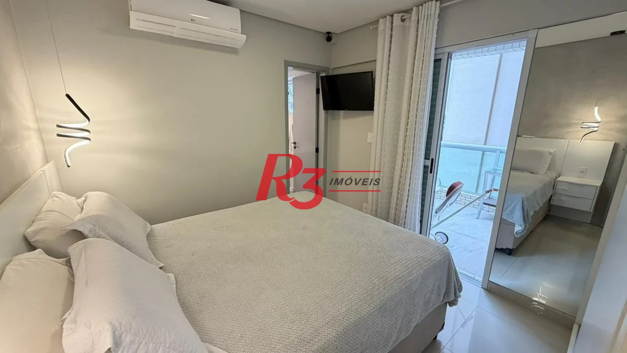 Apartamento Garden com 2 dormitórios à venda, 108 m² por R$ 1.190.000,00 - Gonzaga - Santos/SP