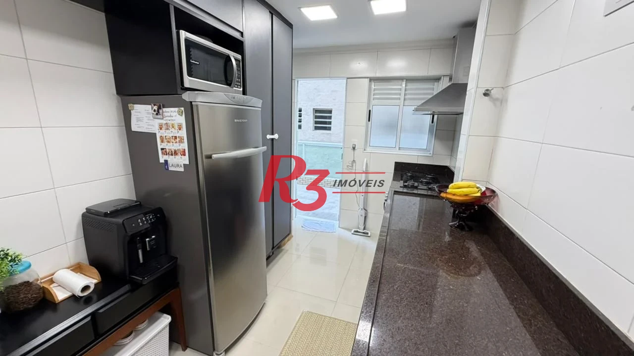 Apartamento Garden com 2 dormitórios à venda, 108 m² por R$ 1.190.000,00 - Gonzaga - Santos/SP