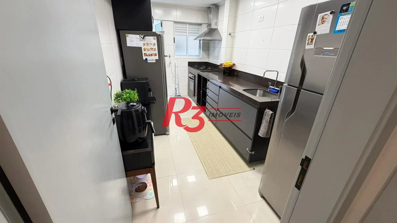 Apartamento Garden com 2 dormitórios à venda, 108 m² por R$ 1.190.000,00 - Gonzaga - Santos/SP