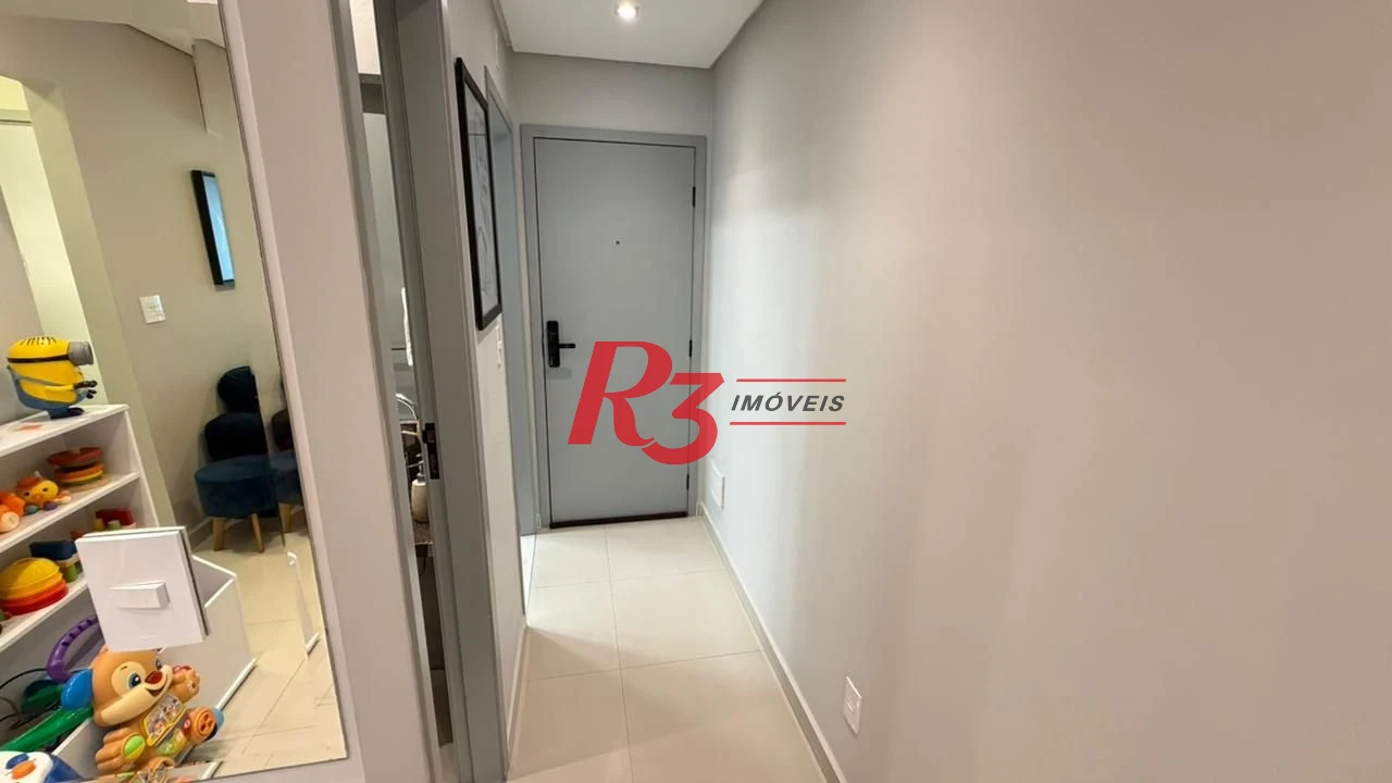 Apartamento Garden com 2 dormitórios à venda, 108 m² por R$ 1.190.000,00 - Gonzaga - Santos/SP