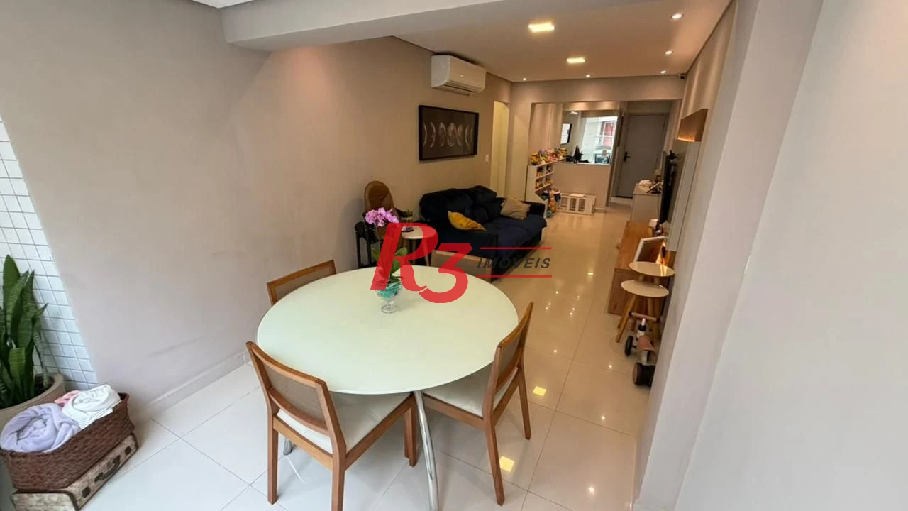 Apartamento Garden com 2 dormitórios à venda, 108 m² por R$ 1.190.000,00 - Gonzaga - Santos/SP