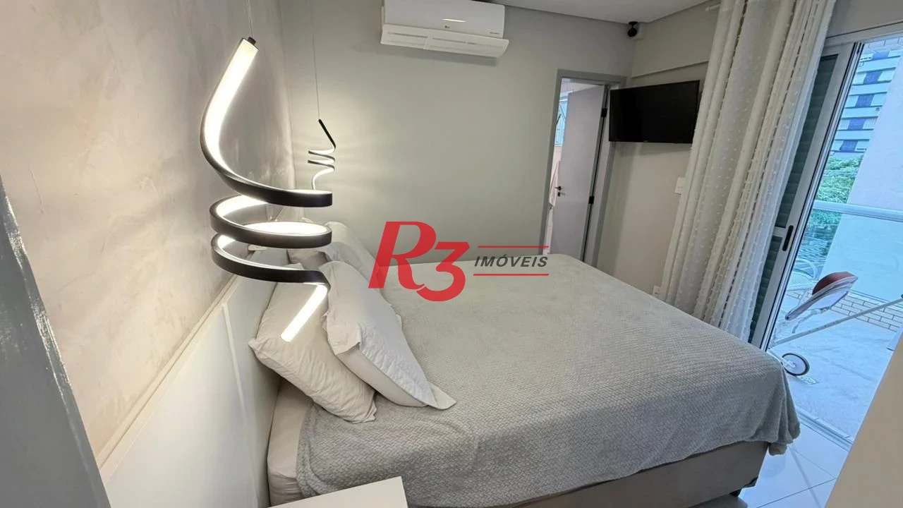 Apartamento Garden com 2 dormitórios à venda, 108 m² por R$ 1.190.000,00 - Gonzaga - Santos/SP