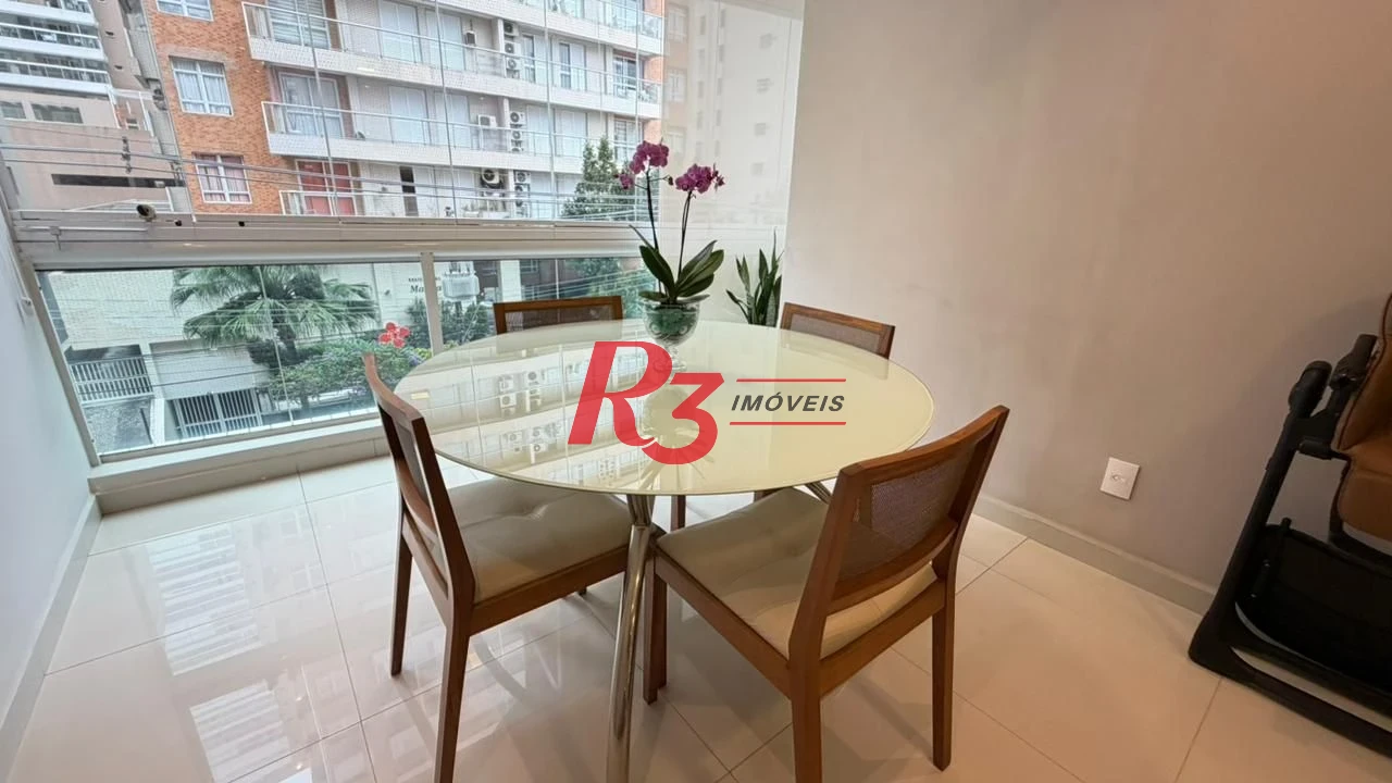 Apartamento Garden com 2 dormitórios à venda, 108 m² por R$ 1.190.000,00 - Gonzaga - Santos/SP