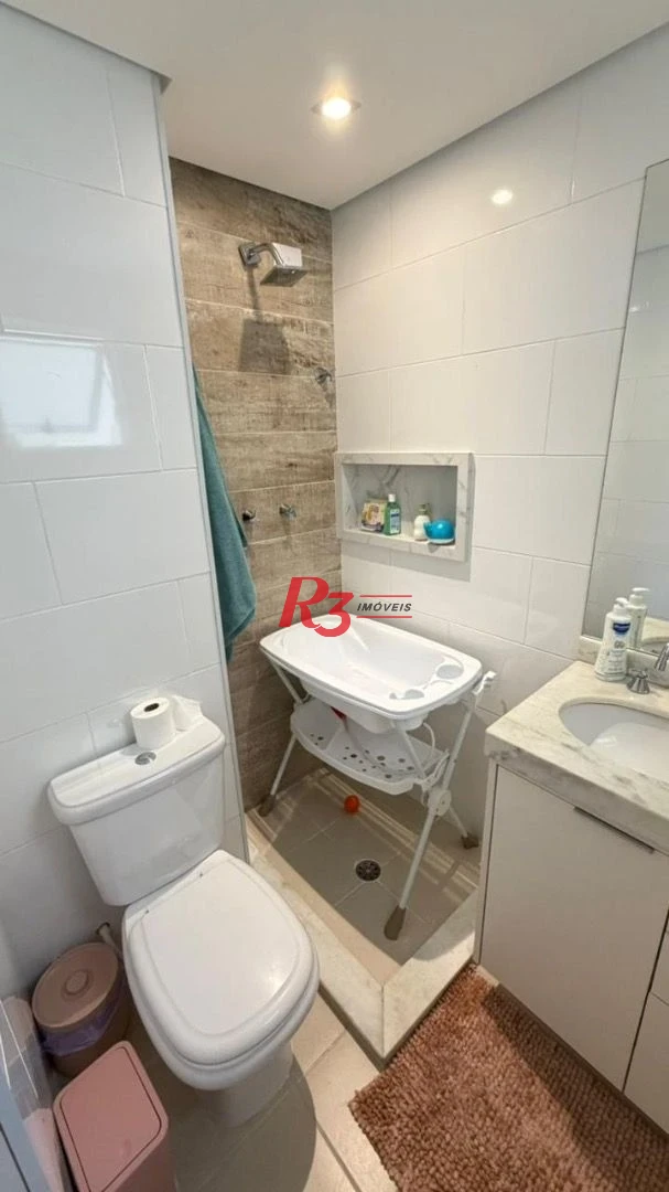 Apartamento Garden com 2 dormitórios à venda, 108 m² por R$ 1.190.000,00 - Gonzaga - Santos/SP