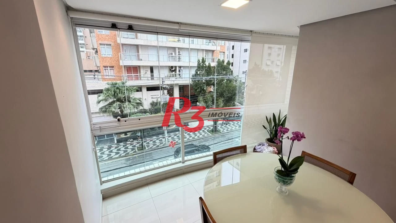 Apartamento Garden com 2 dormitórios à venda, 108 m² por R$ 1.190.000,00 - Gonzaga - Santos/SP