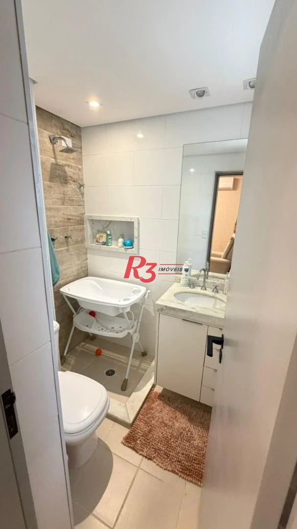 Apartamento Garden com 2 dormitórios à venda, 108 m² por R$ 1.190.000,00 - Gonzaga - Santos/SP