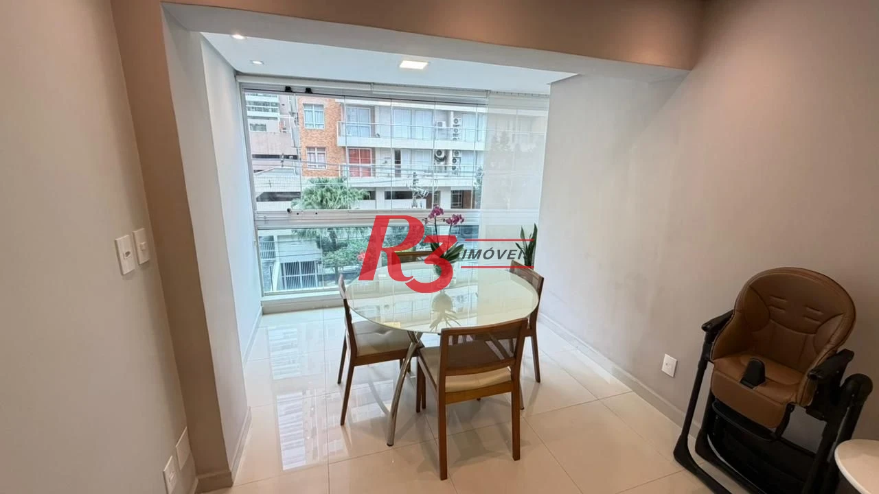 Apartamento Garden com 2 dormitórios à venda, 108 m² por R$ 1.190.000,00 - Gonzaga - Santos/SP