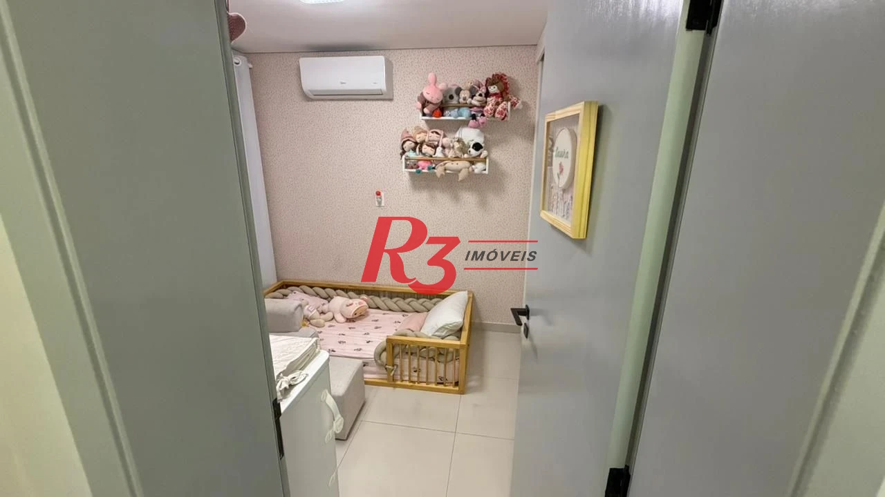 Apartamento Garden com 2 dormitórios à venda, 108 m² por R$ 1.190.000,00 - Gonzaga - Santos/SP