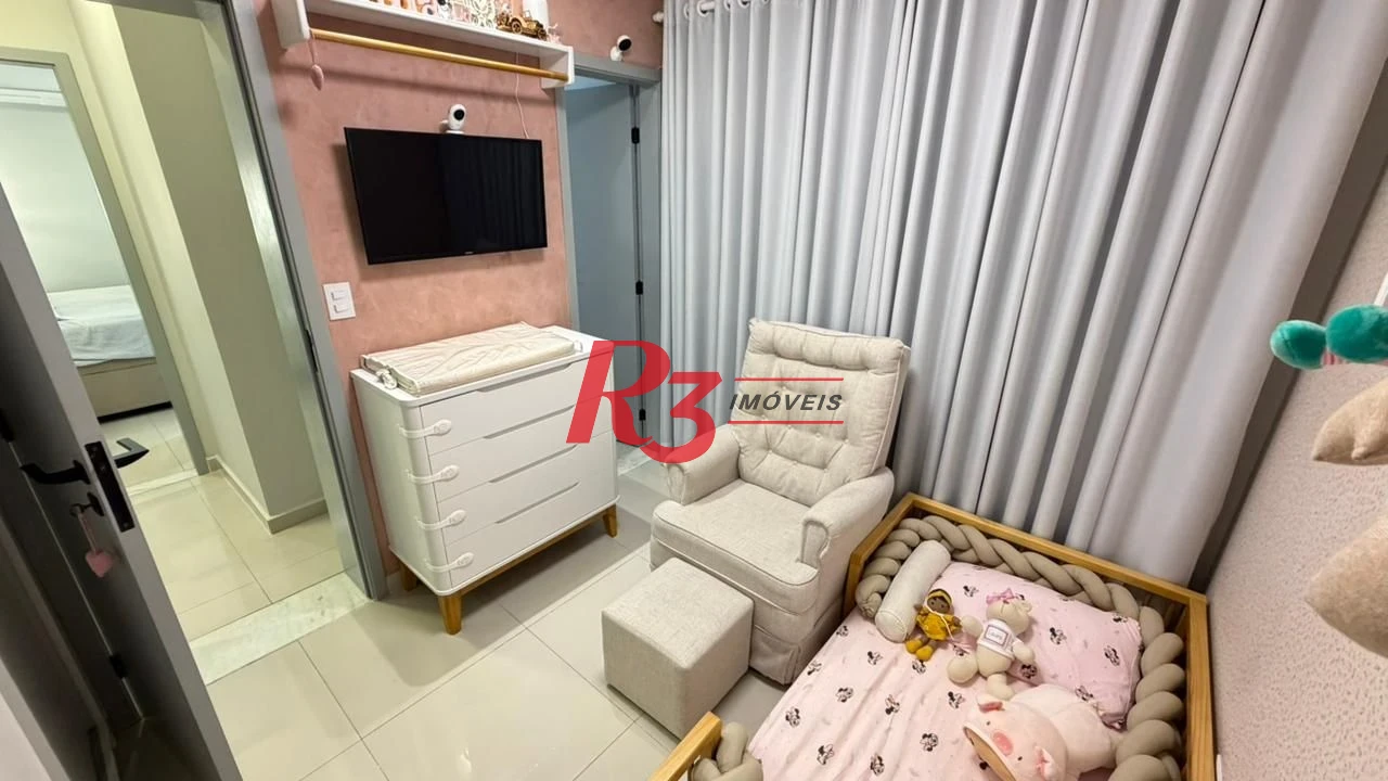 Apartamento Garden com 2 dormitórios à venda, 108 m² por R$ 1.190.000,00 - Gonzaga - Santos/SP