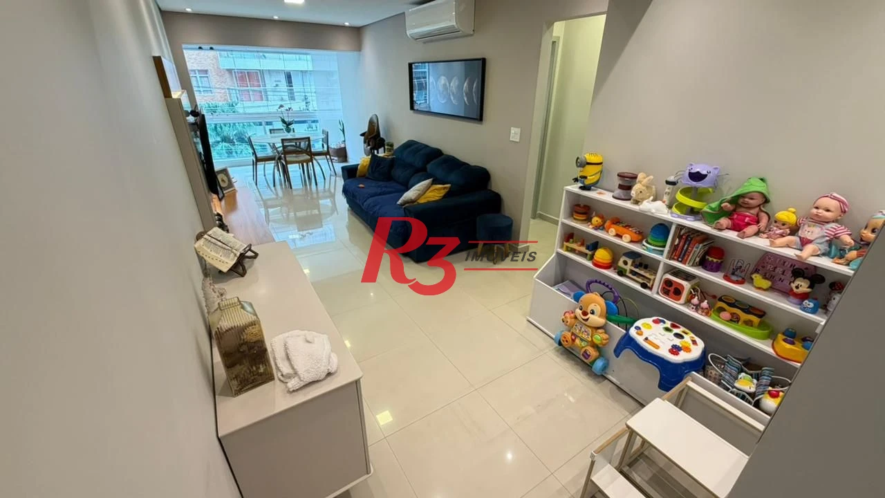 Apartamento Garden com 2 dormitórios à venda, 108 m² por R$ 1.190.000,00 - Gonzaga - Santos/SP