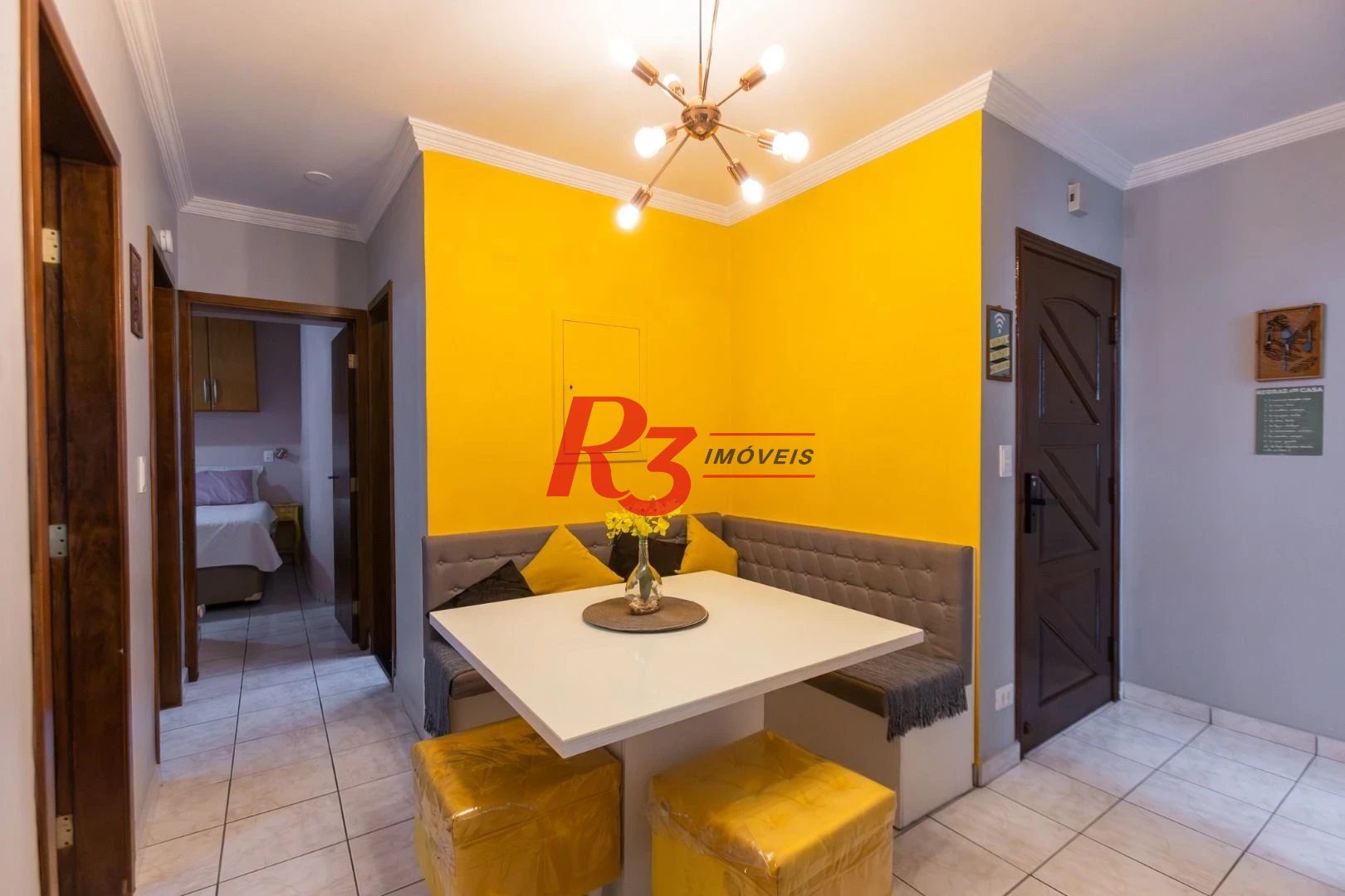 Apartamento com 3 dormitórios para alugar, 86 m² por R$ 6.000,02/mês - Ponta da Praia - Santos/SP