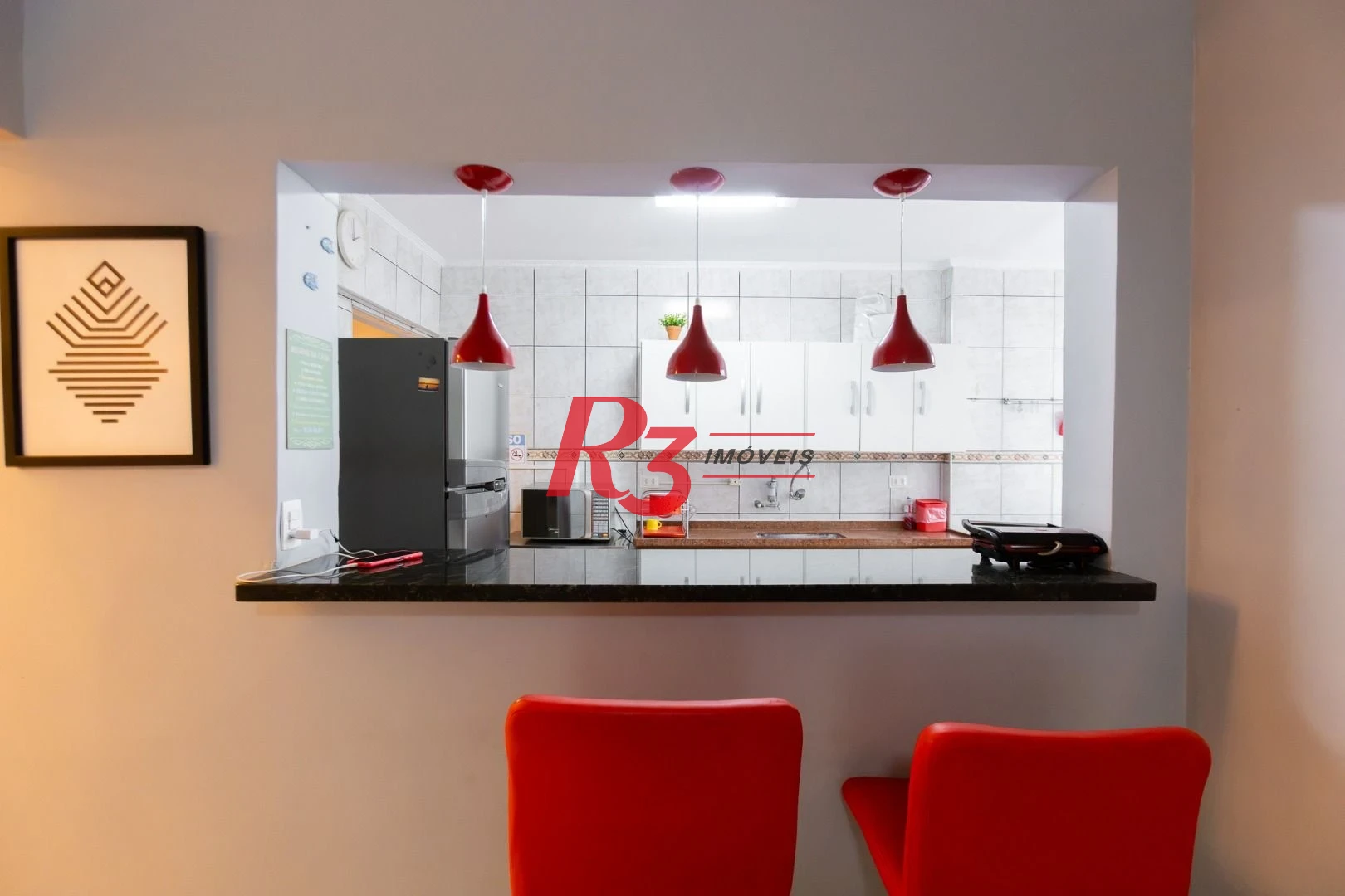Apartamento com 3 dormitórios para alugar, 86 m² por R$ 6.000,02/mês - Ponta da Praia - Santos/SP