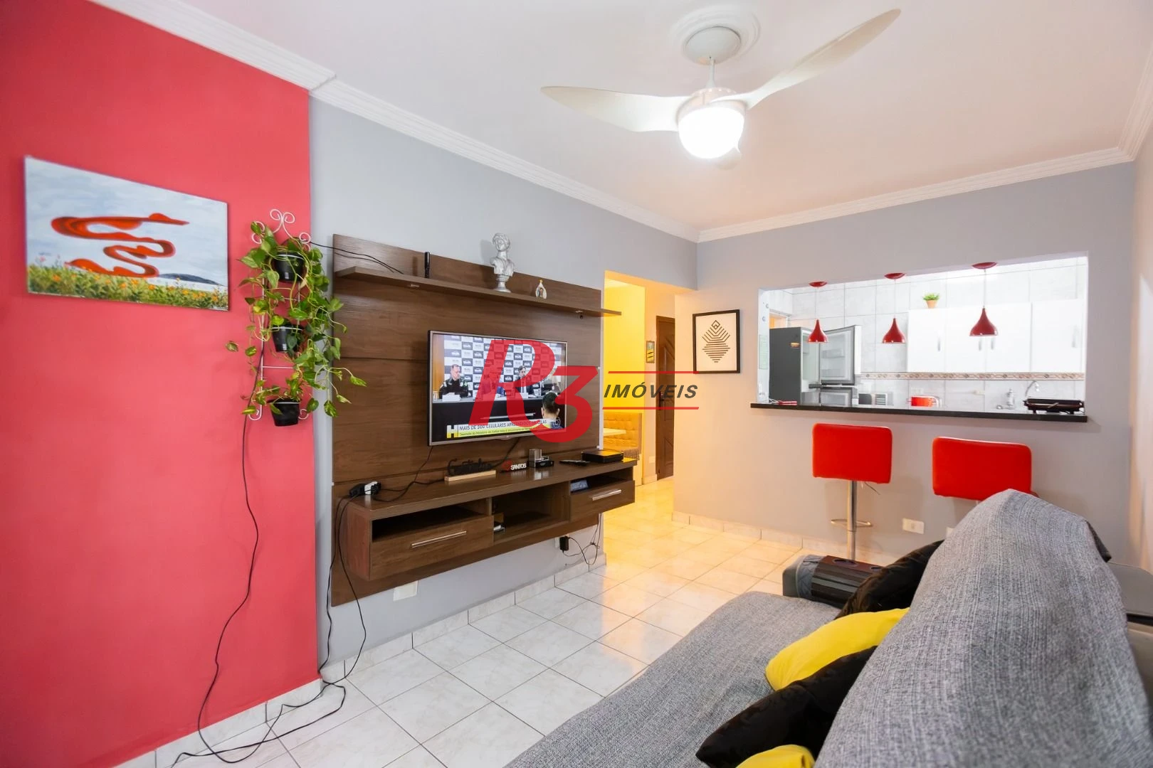 Apartamento com 3 dormitórios para alugar, 86 m² por R$ 6.000,02/mês - Ponta da Praia - Santos/SP