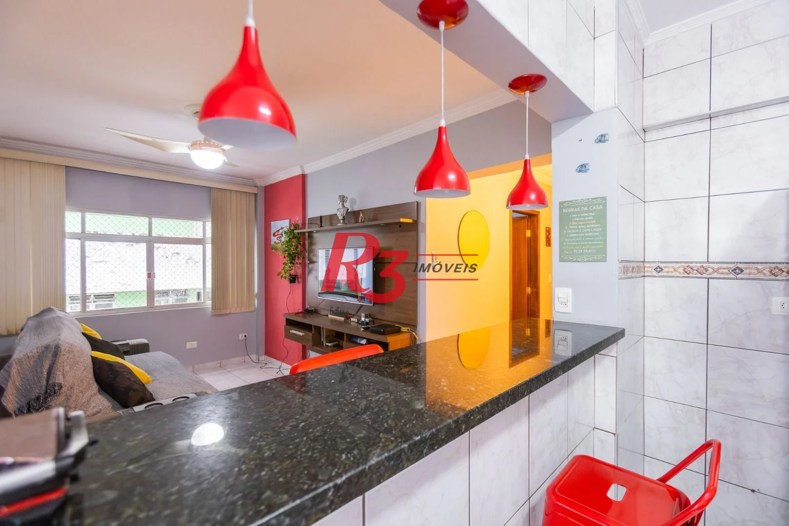 Apartamento com 3 dormitórios para alugar, 86 m² por R$ 6.000,02/mês - Ponta da Praia - Santos/SP
