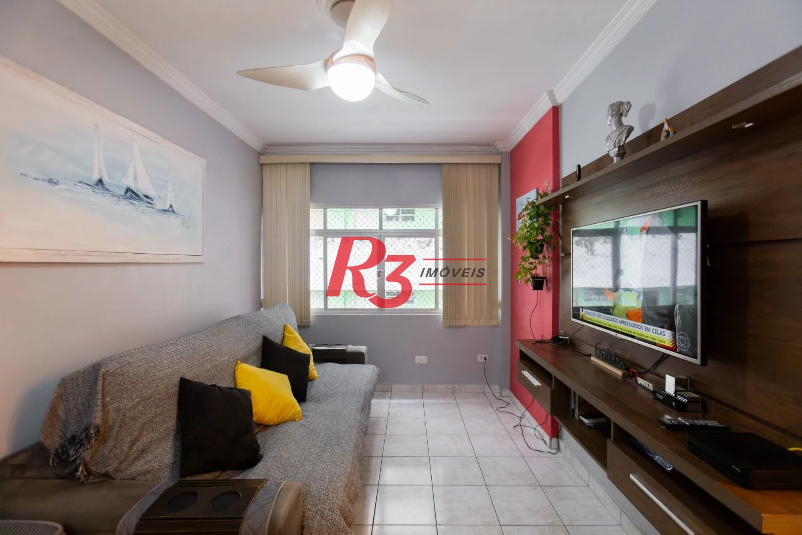 Apartamento com 3 dormitórios para alugar, 86 m² por R$ 6.000,02/mês - Ponta da Praia - Santos/SP