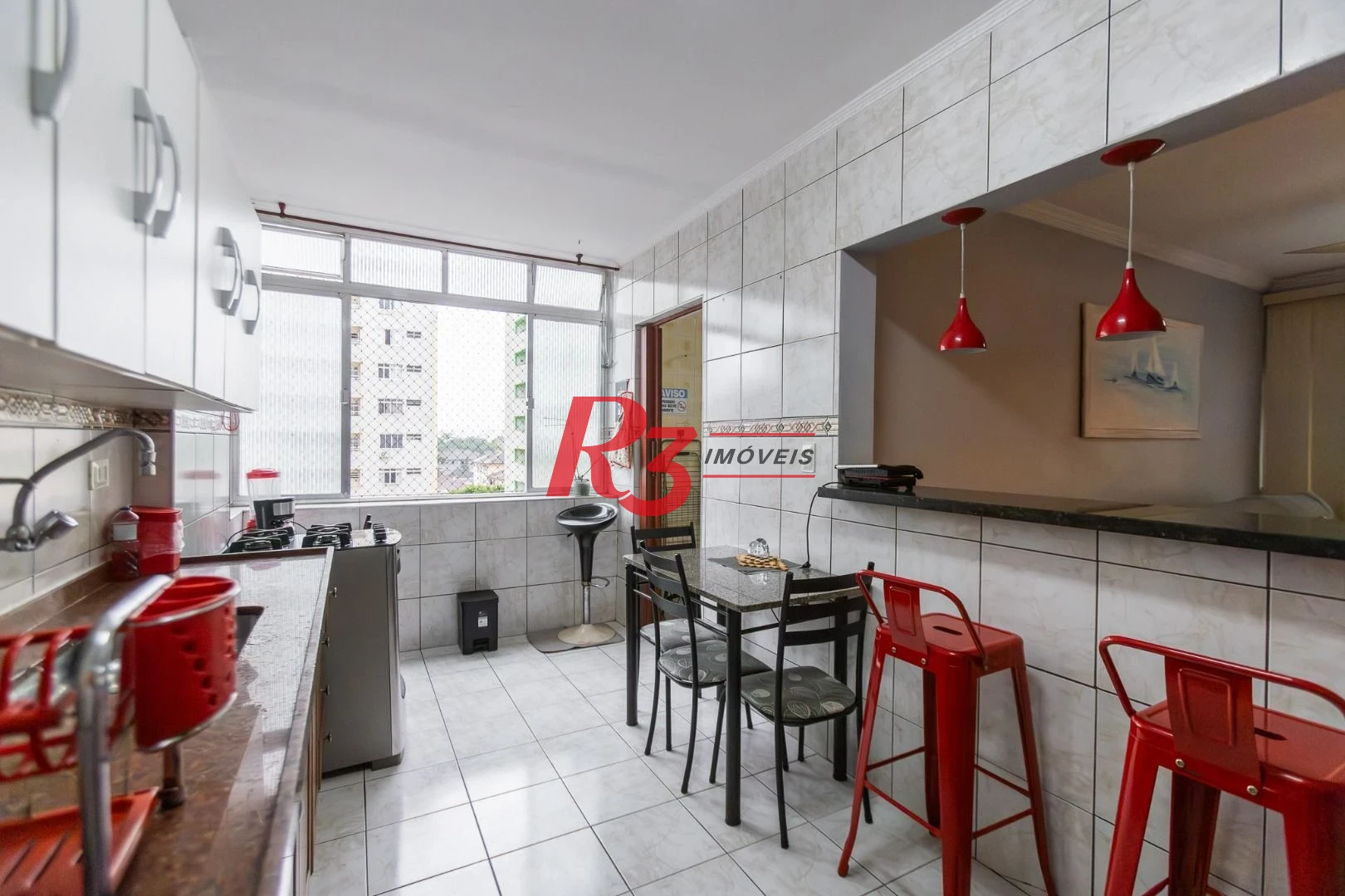 Apartamento com 3 dormitórios para alugar, 86 m² por R$ 6.000,02/mês - Ponta da Praia - Santos/SP