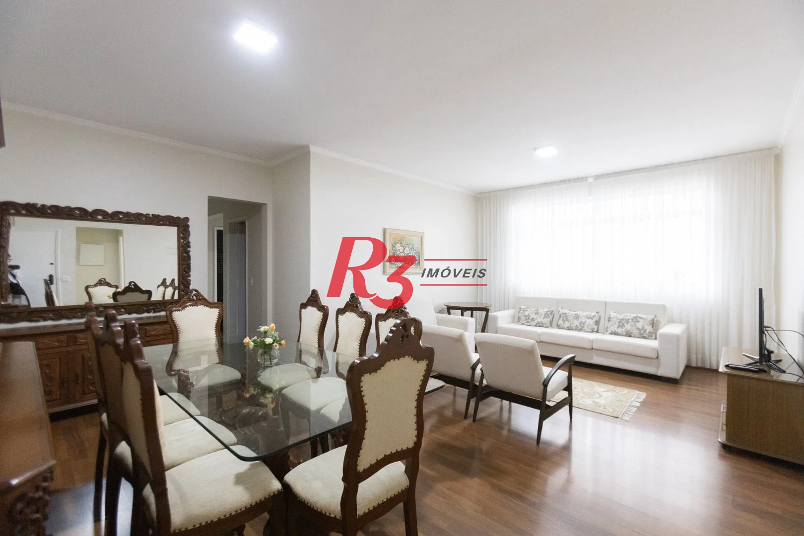 Apartamento com 3 dormitórios para alugar, 121 m² por R$ 5.600,00/mês - Gonzaga - Santos/SP