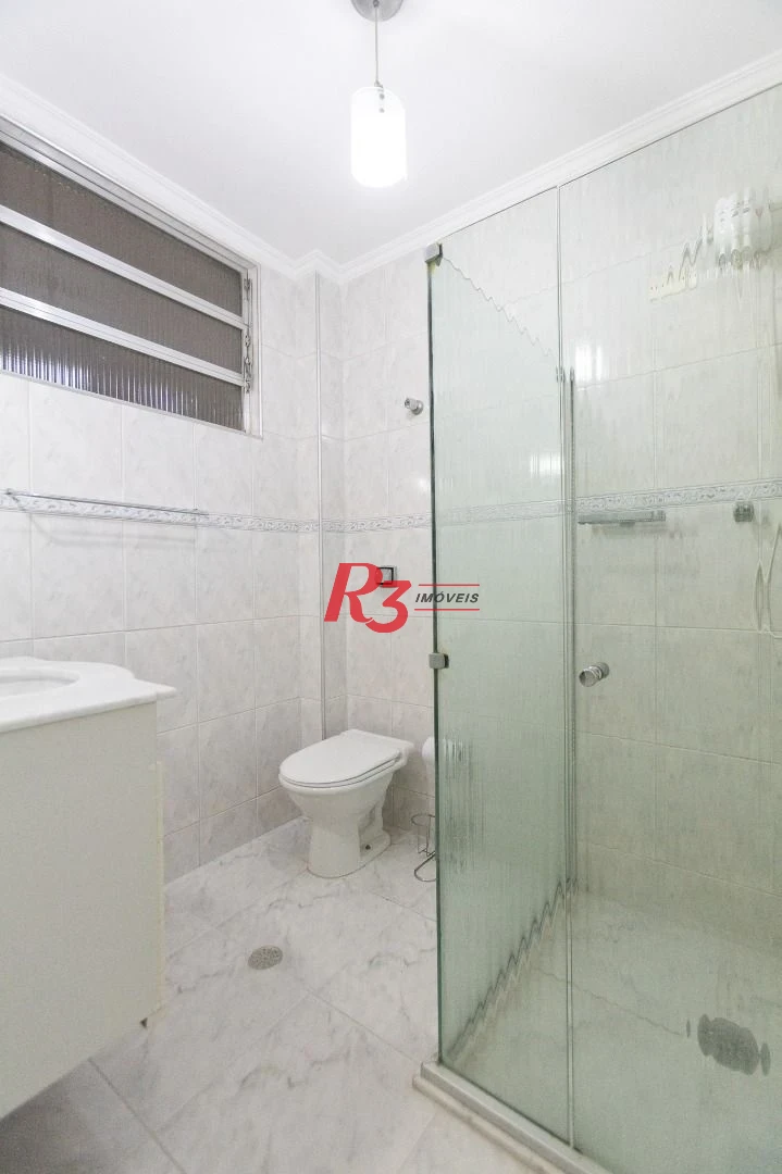 Apartamento com 3 dormitórios para alugar, 121 m² por R$ 5.600,00/mês - Gonzaga - Santos/SP