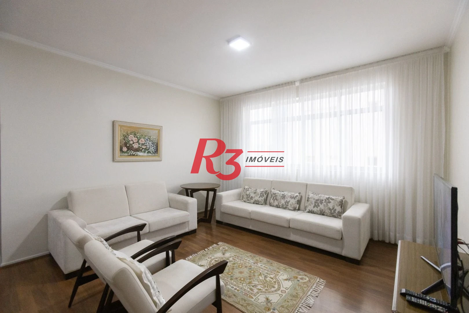 Apartamento com 3 dormitórios para alugar, 121 m² por R$ 5.600,00/mês - Gonzaga - Santos/SP