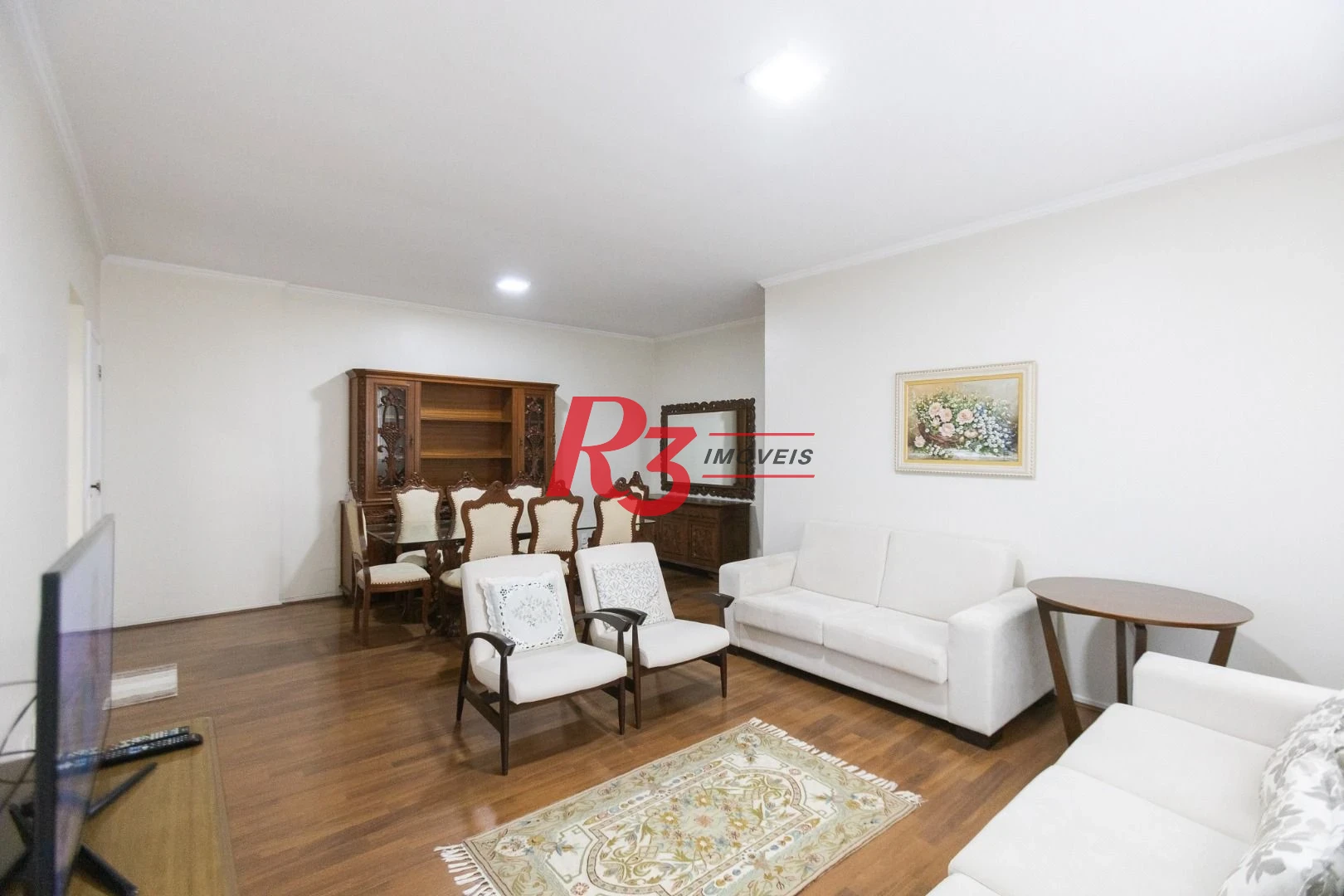 Apartamento com 3 dormitórios para alugar, 121 m² por R$ 5.600,00/mês - Gonzaga - Santos/SP