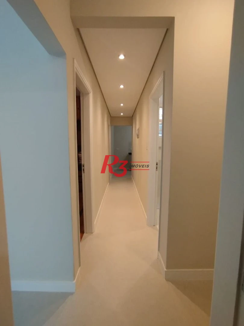 Apartamento com 3 dormitórios à venda, 100 m² por R$ 515.000,00 - Embaré - Santos/SP