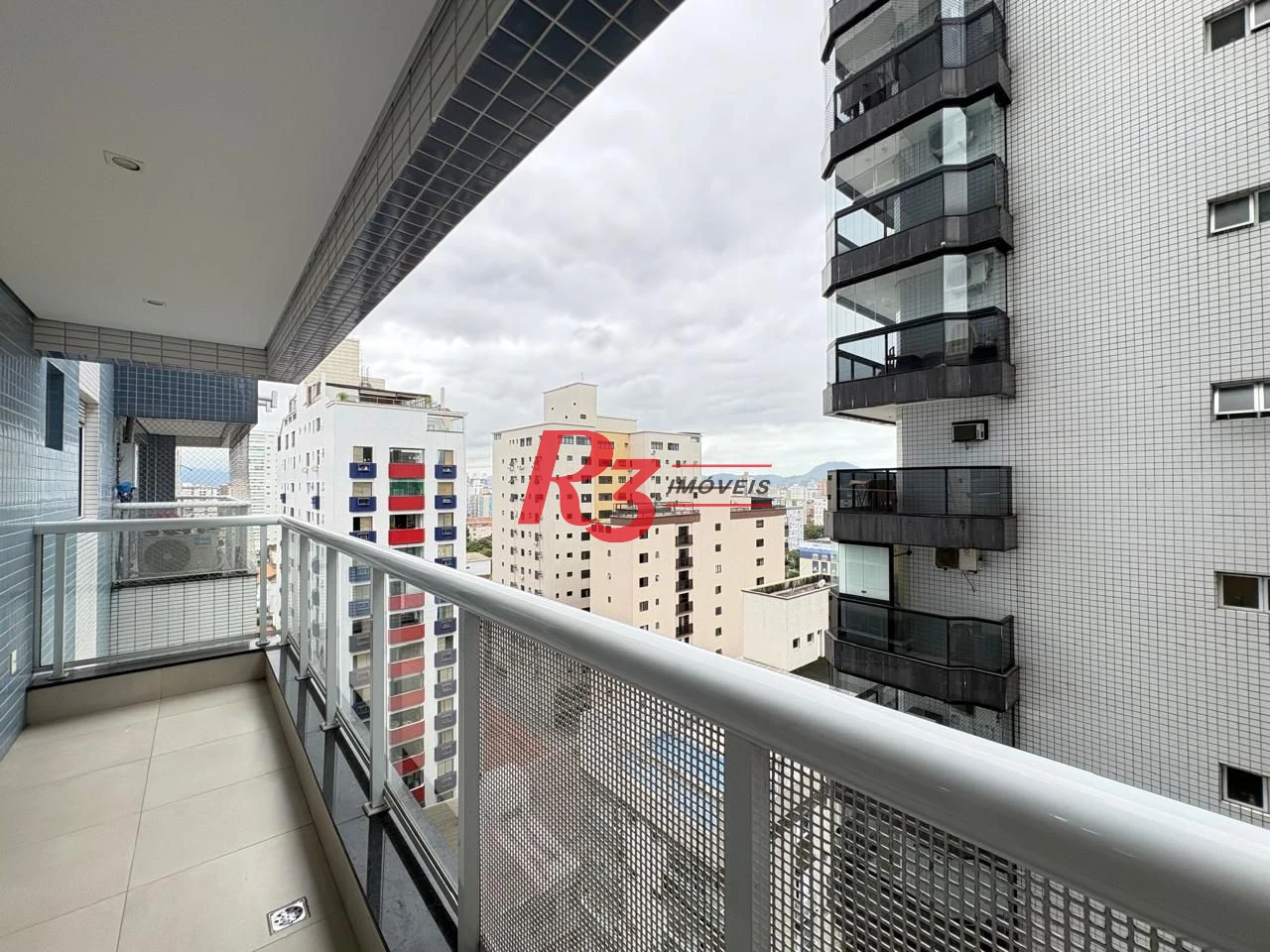 Apartamento com 1 dormitório para alugar, 52 m² por R$ 4.200,00/mês - Aparecida - Santos/SP
