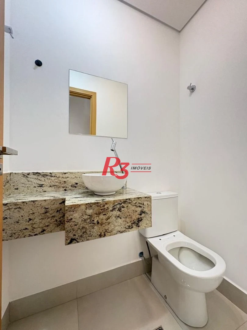 Apartamento com 1 dormitório para alugar, 52 m² por R$ 4.200,00/mês - Aparecida - Santos/SP