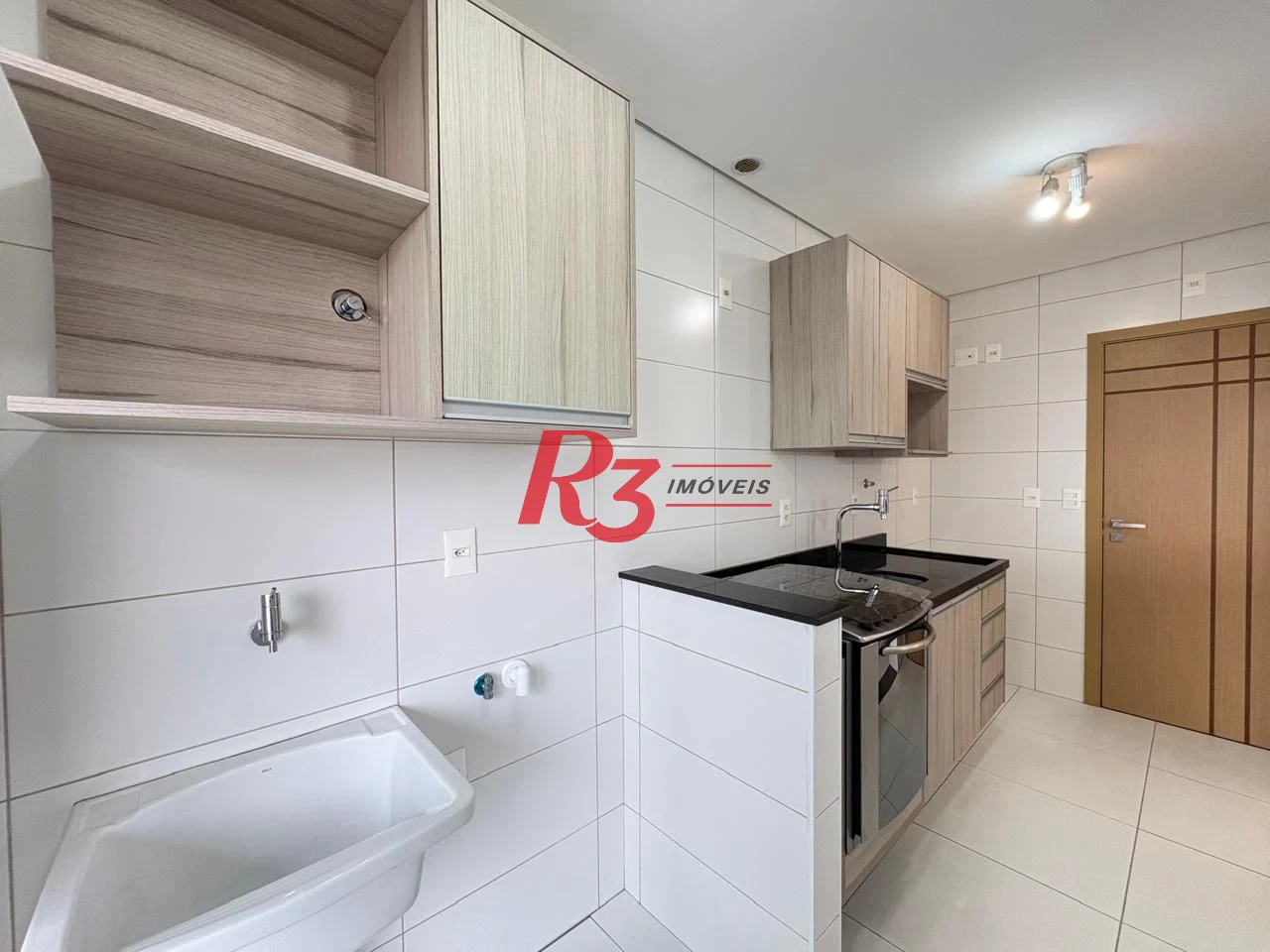 Apartamento com 1 dormitório para alugar, 52 m² por R$ 4.200,00/mês - Aparecida - Santos/SP