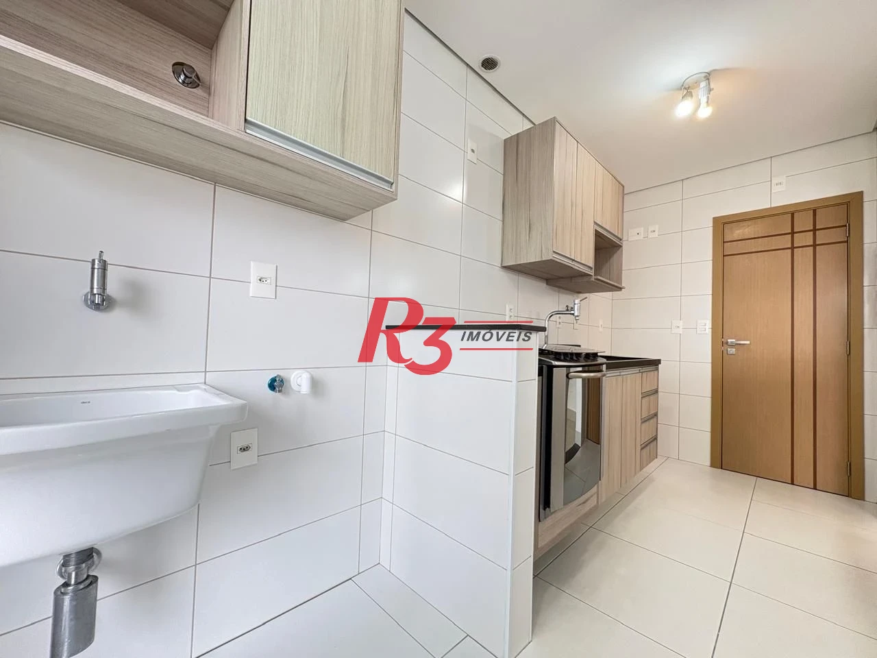 Apartamento com 1 dormitório para alugar, 52 m² por R$ 4.200,00/mês - Aparecida - Santos/SP