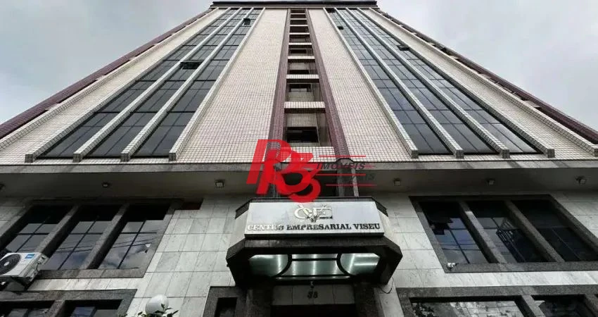 Sala à venda, 43 m² por R$ 340.000,00 - Embaré - Santos/SP