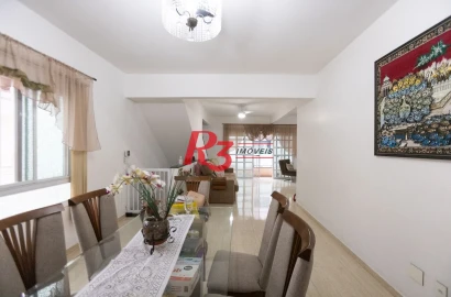 Casa com 3 dormitórios à venda, 200 m² por R$ 1.850.000,00 - Campo Grande - Santos/SP