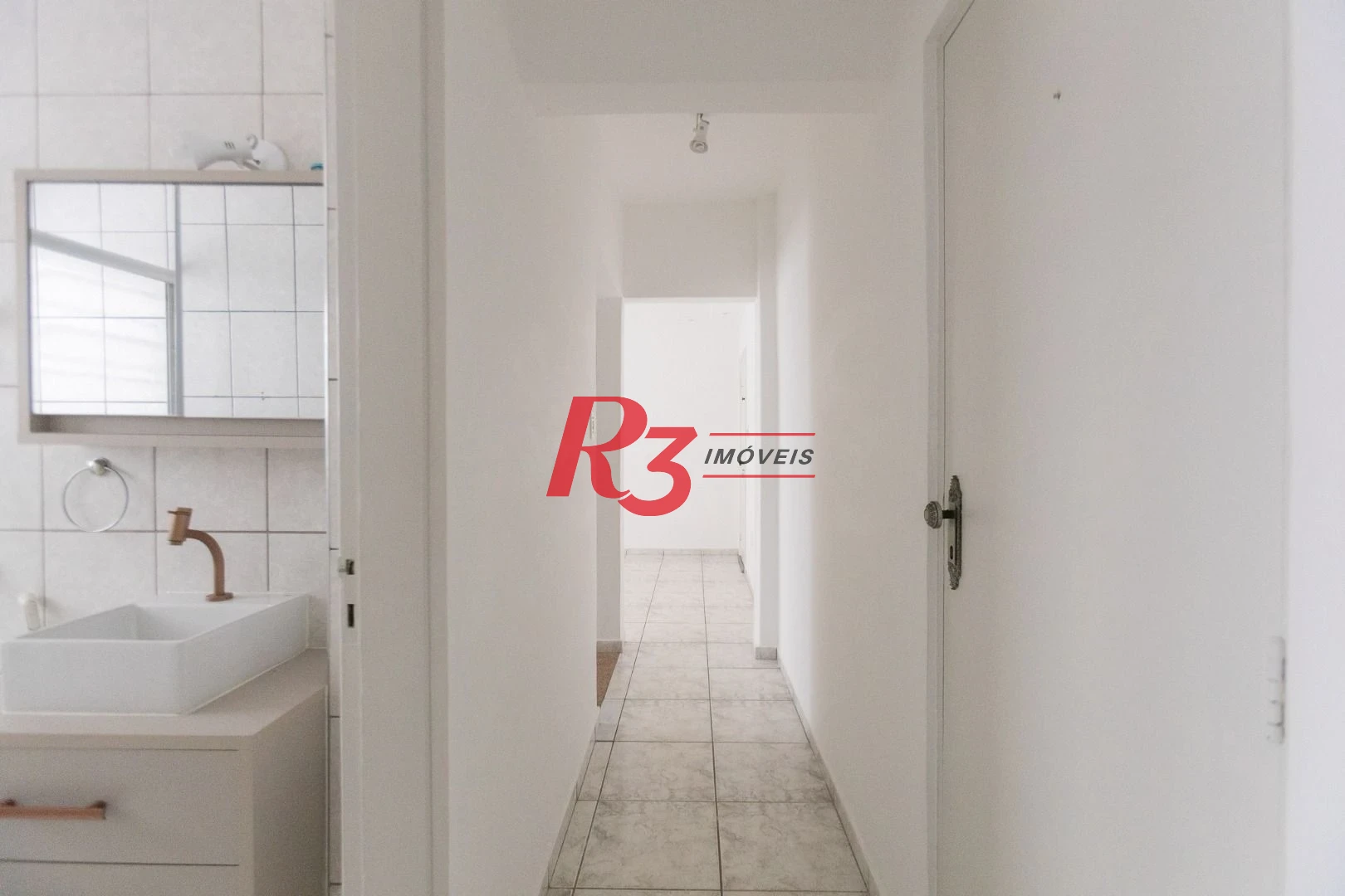 Apartamento com 1 dormitório à venda, 63 m² por R$ 385.000,00 - Aparecida - Santos/SP