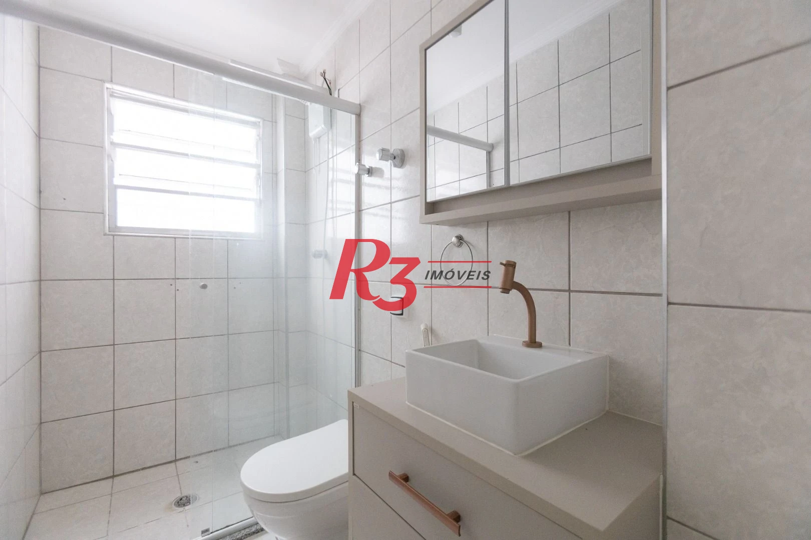 Apartamento com 1 dormitório à venda, 63 m² por R$ 385.000,00 - Aparecida - Santos/SP