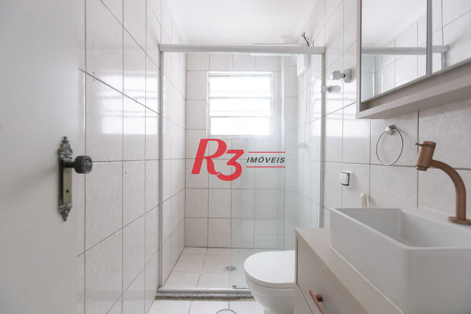 Apartamento com 1 dormitório à venda, 63 m² por R$ 385.000,00 - Aparecida - Santos/SP
