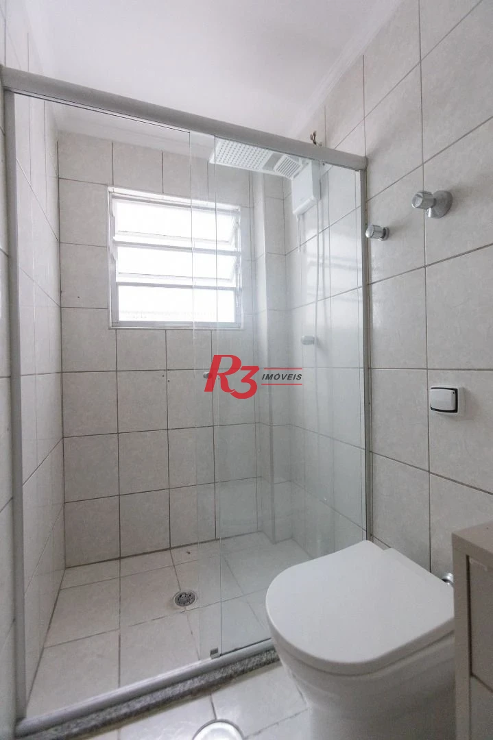 Apartamento com 1 dormitório à venda, 63 m² por R$ 385.000,00 - Aparecida - Santos/SP