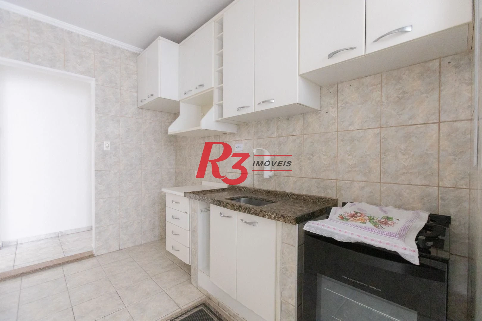 Apartamento com 1 dormitório à venda, 63 m² por R$ 385.000,00 - Aparecida - Santos/SP