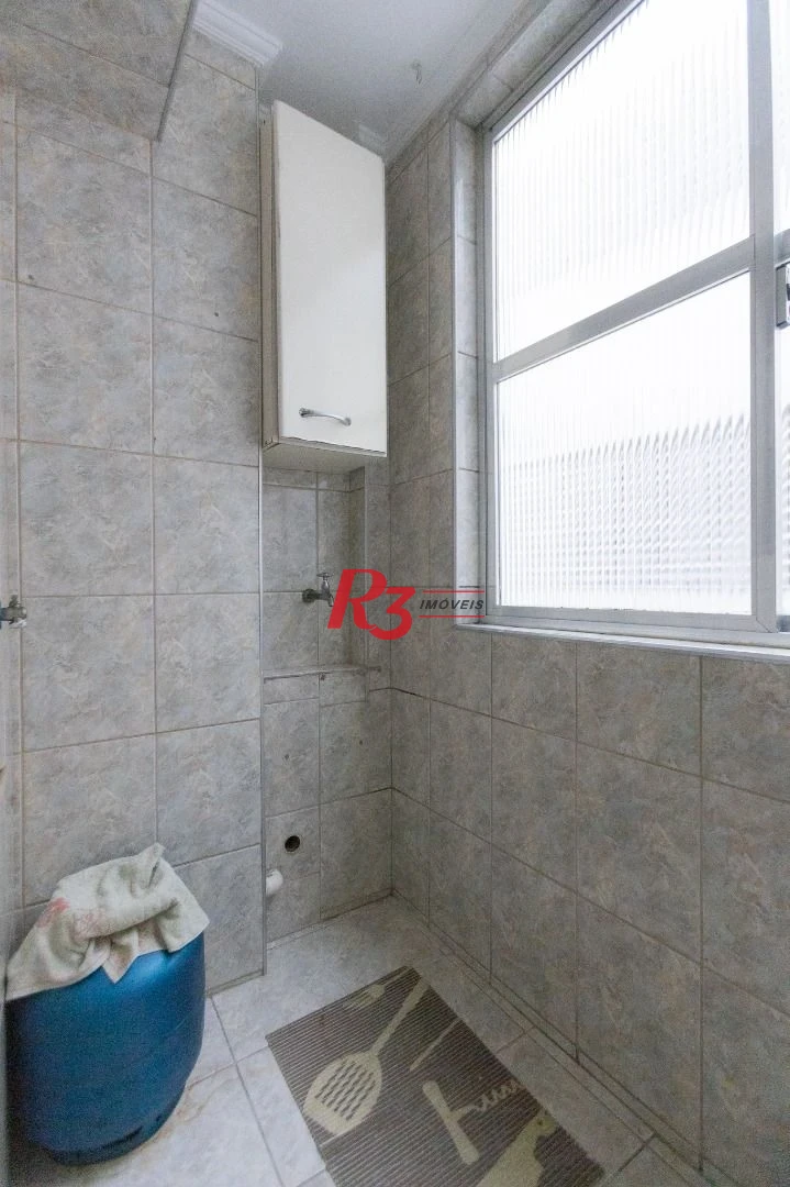 Apartamento com 1 dormitório à venda, 63 m² por R$ 385.000,00 - Aparecida - Santos/SP
